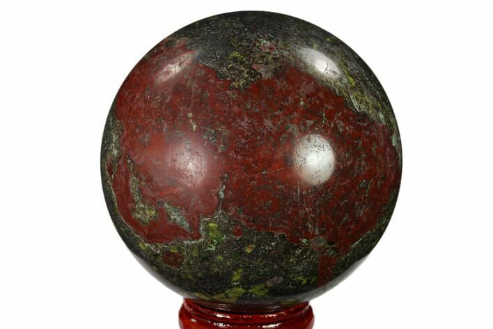 Polished Dragon's Blood Jasper Sphere - South Africa #146081